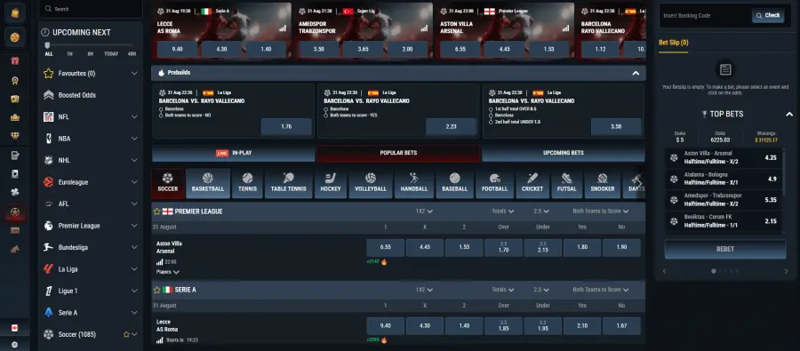 Mma betting canada